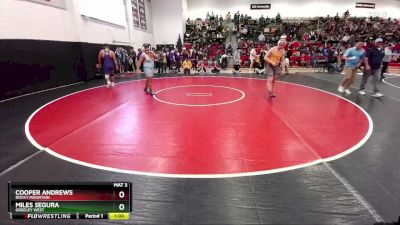 215 lbs Cons. Round 5 - Cooper Andrews, Rocky Mountain vs Miles Segura, Greeley West