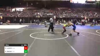 89 lbs Quarterfinal - Sergey Lyamin, Sacramento Wrestling Bears vs Nolan Seman, Pinnacle