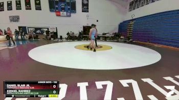 132 lbs 1st Place Match - Daniel Blair Jr., Thermopolis Wrestling Club vs Ezekiel Ramirez, Buffalo Outlaws Wrestling Club