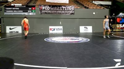 Junior Boys - 138 lbs Semis - Carter Delacerna, Sutter Union High School Wrestling vs Andrew Wallace, Cabrillo High School Wrestling