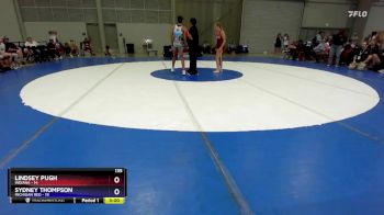 135 lbs Placement Matches (8 Team) - Lindsey Pugh, Indiana vs Sydney Thompson, Michigan Red