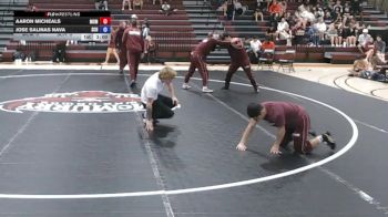 125 lbs Aaron Micheals, McMurry vs Jose Salinas Nava, Schreiner