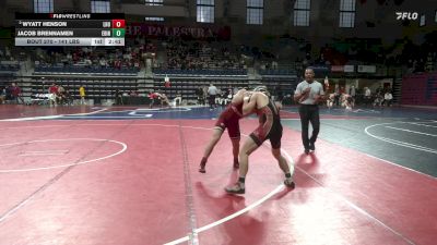 141 lbs Semifinal - Wyatt Henson, Lock Haven vs Jacob Brennamen, Edinboro