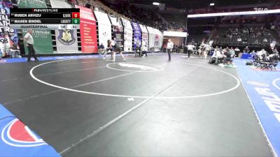 215 Class 4 lbs Quarterfinal - Masen Bindel, Liberty vs Ruben Arvizu, Ozark