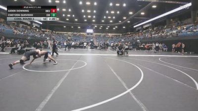 149 lbs Cons. Round 3 - Cheyzen Quevedo, Corban University vs Aiden Downing, Doane University
