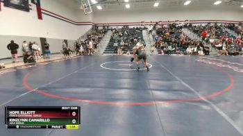 185 lbs Round 4 - Hope Elliott, Frisco Centennial (Girls) vs KinzLynn Camarillo, Azle (Girls)
