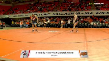 285 lbs Billy Miller, Edinboro vs Derek White, Oklahoma State