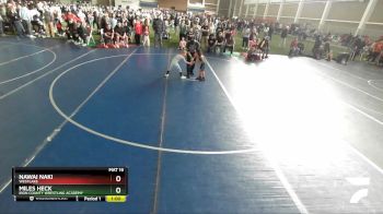 45 lbs Cons. Round 4 - Nawai Naki, Westlake vs Miles Heck, Iron County Wrestling Academy