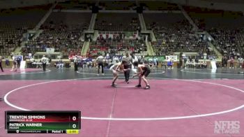 6A 120 lbs Champ. Round 1 - Patrick Warner, Pelham vs Trenton Simmons, Brookwood Jr-Sr