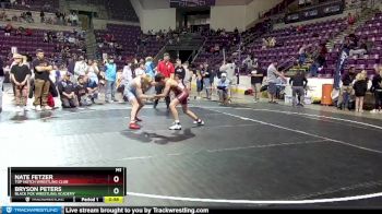 106 lbs Cons. Semi - Bryson Peters, Black Fox Wrestling Academy vs Nate Fetzer, Top Notch Wrestling Club