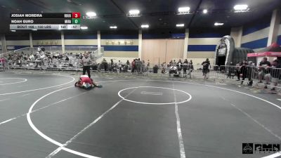 150 lbs Consi Of 16 #2 - Josiah Moreira, Rough House vs Noah Guro, Mira Mesa HS