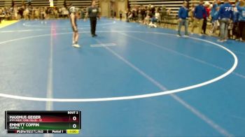 65 lbs Semis (4 Team) - Maximus Geiser, NYM (New York Mills) vs Emmett Coffin, Sartell