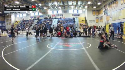 100 lbs Cons. Semi - Hadassa Majano Herrera, Winter Springs High School vs Rebecca Marin, Maximum Performance