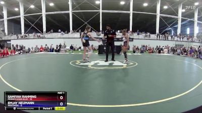118 lbs Placement Matches (8 Team) - Samiyah Rahming, Pennsylvania Blue vs Emjay Neumann, Wisconsin