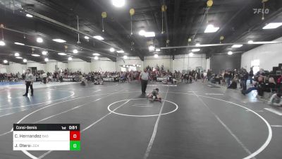 98 lbs Consolation - Carlos Hernandez, Bad Cat Wrestling Club vs Jace Otero, Lockjaw WC