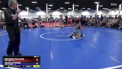 102 lbs Round 2 (8 Team) - Matthew Mulligan, New Jersey vs Nicholas Maisel, West Virginia