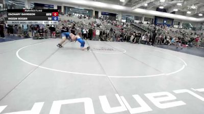 182-191 lbs 1st Place Match - Zachary Davidson, Mt. Ridge Youth Wrestling vs Riggin Boger, Panguitch