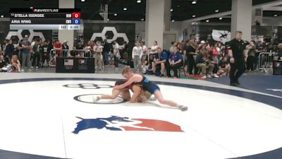 105 lbs Champ. Rd Of 32 - Stella Isensee, Betterman Elite Wrestling vs Aria Wing, Steelclaw Wrestling Club