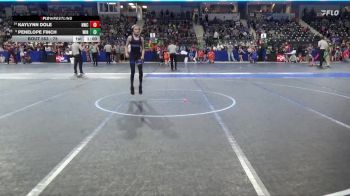 75 lbs Cons. Round 2 - Kaylynn Dole, Norton Wrestling Club vs Penelope Finch, Winfield