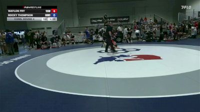 52 lbs Cons. Round 4 - Waylon Fry, Victory School Of Wrestling vs Rocky Thompson, Open Mats Wrestling Club