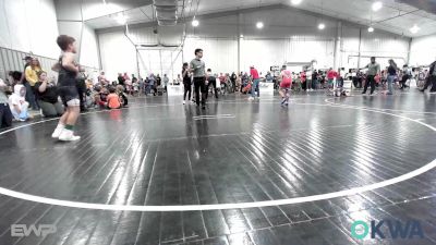 73 lbs Quarterfinal - Bentley Hughart, Raw vs Braydon Lopez, Team Tulsa Wrestling Club