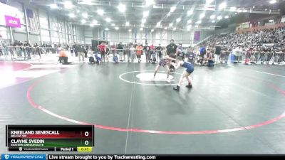 67 lbs Quarterfinal - Kneeland Senescall, Big Cat WC vs Clayne Svedin, Eastern Oregon Elite