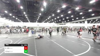 74 lbs Quarterfinal - Xavier Ceh, Bear Cave vs Isaiah Cruz, Pounders WC