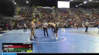 285 lbs Cons. Round 1 - Hugo Solis, Grafton vs Lane Wienke, MonDak Thunder