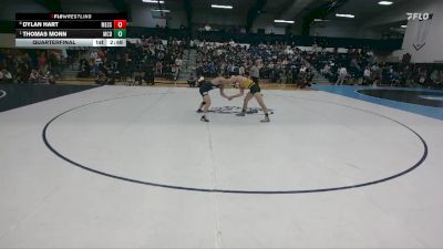 149 lbs Quarterfinal - Thomas Monn, McDaniel vs Dylan Hart, Messiah