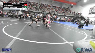 67 lbs Rr Rnd 1 - Bryar Burch, Sperry Wrestling Club vs Azalea Pennington, Henryetta Knights Wrestling Club