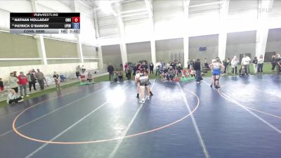 285 lbs Cons. Semi - Nathan Holladay, Charger Wrestling Club vs Patrick O`Banion, Lone Peak Elite Wrestling