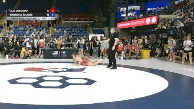 145 lbs Quarters - Zoe Delgado, Florida vs Kimberly Munoz, Pennsylvania