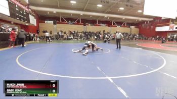 159 lbs Cons. Round 3 - Mako Limon, Fortuna High School vs Gabe Lear, Freedom High School