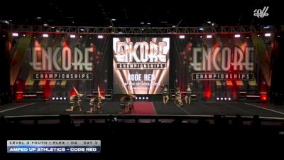 Amped Up Athletics - Code Red [2025 L3 Youth - Flex - D2 Day 3] 2025 Encore Grand Nationals