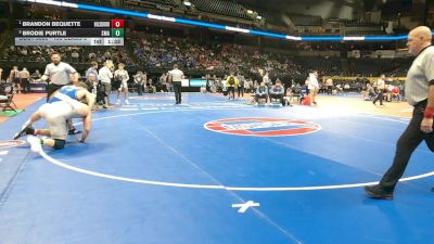 190 Class 3 lbs Champ. Round 1 - Brandon Bequette, Hillsboro vs Brodie Purtle, St. Michael The Archangel