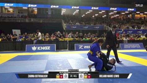 Zarina Seitkhalilov vs Ireland Marie Lewis 2026 Pan Kids Jiu-Jitsu IBJJF Championship