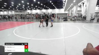 73 lbs Quarterfinal - Brady Garcia, Mantanona TC vs Pierce Trainor, Monster Garage