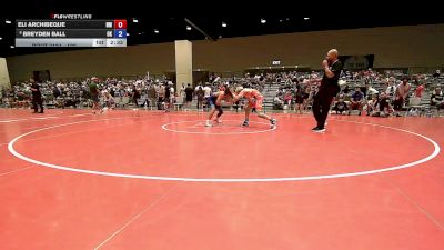 120 lbs Champ. Round 2 - ELI ARCHIBEQUE, NM vs Breyden Ball, OK