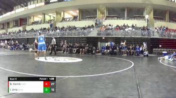 285 lbs Round 3 (8 Team) - Blaine Hamik, Hastings vs Israel Uma, Kearney