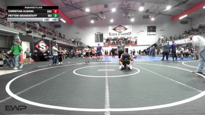 60-62 lbs Rr Rnd 2 - Christian Albanil, Checotah Matcats vs Peyton Grandstaff, Warner Eagles Youth Wrestling