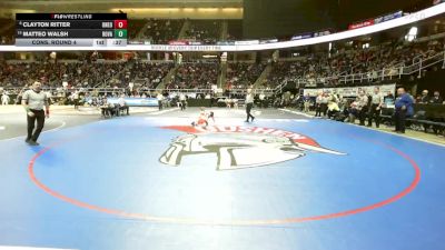 II-101 lbs Cons. Round 4 - Clayton Ritter, Oneonta vs Matteo Walsh, Rondout Valley