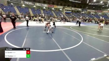 83 lbs 3rd Place - Urijah Duran, Duran Elite vs Ricardo Poolaw, New Mexico Bad Boyz