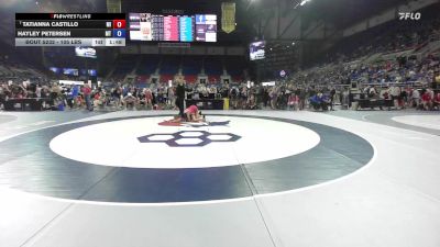 105 lbs Champ. Rd Of 64 - Tatianna Castillo, MI vs Hayley Petersen, MT