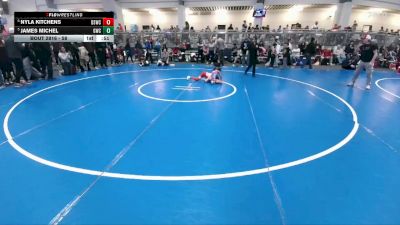 58 lbs 2nd Place Match - Nyla Kitchens, Dead Shot Wrestling Club vs James Michel, Global Wrestling Club