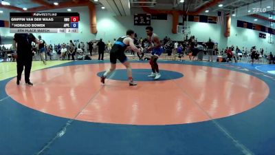 157 lbs 5th Place Match - Horacio Bowen, Prince George vs Griffin Van Der Waag, Richmond Wrestling Club