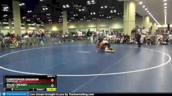 182 lbs Round 1 (10 Team) - Christopher Swanson, Griffin Fang vs Rylee Creasey, Wasatch