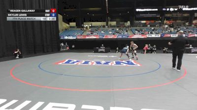 138 lbs 7th Place Match - Skylur Lewis, Saint Mary vs Reagen Gallaway, Hastings