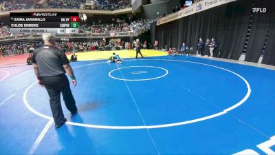 5A 100 lbs Cons. Round 1 - Zaira Jaramillo, Dallas Jefferson vs Chloe Enberg, Cedar Park