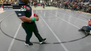 120 lbs Quarterfinal - Vincent White, Big Red Wrestling Club vs Enzo Fabrizio, Bear Cave