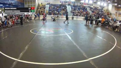 120 lbs Champ Round 1 (16 Team) - Brandon Canaval, Eagle Empire vs Jeson Medina, Alpha WC